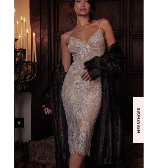 House of CB Jackets & Coats House Of Cb Callie Dark Brown Faux Fur